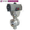 Flangeless Segmented Ball valve