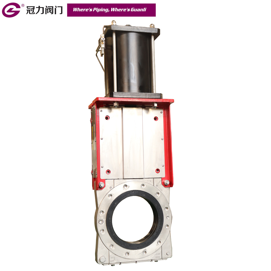 Slurry Knife Gate Valve with Safety covers