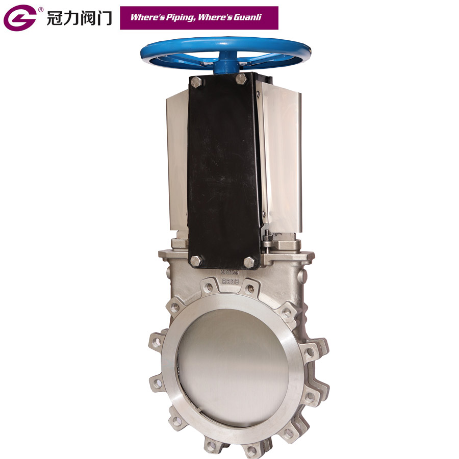 Knife Gate Valve with safe protection