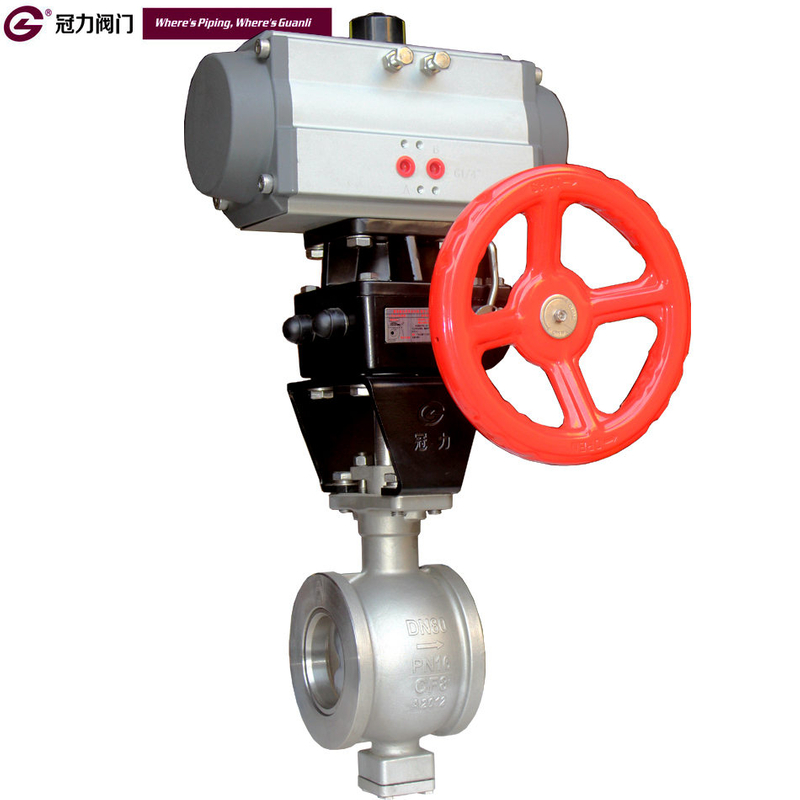 Flangeless Segmented Ball valve